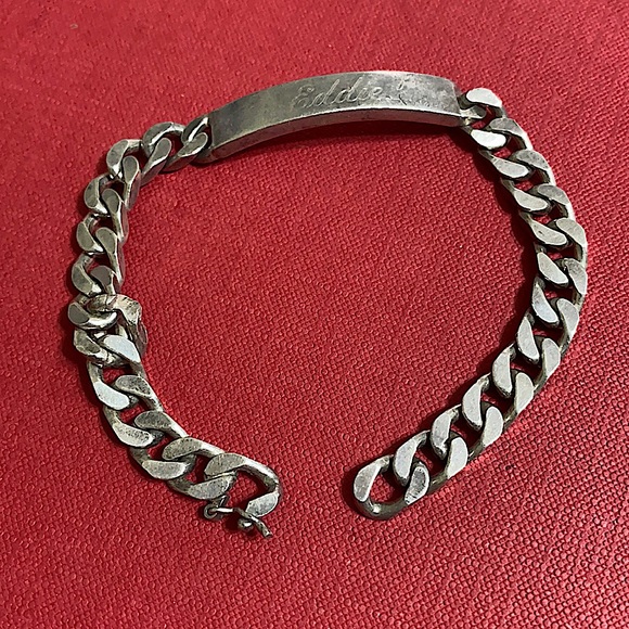 🖤Sterling silver💕link chain bracelet